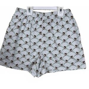 Paul & Joe Uniqlo XS Cat Print Shorts